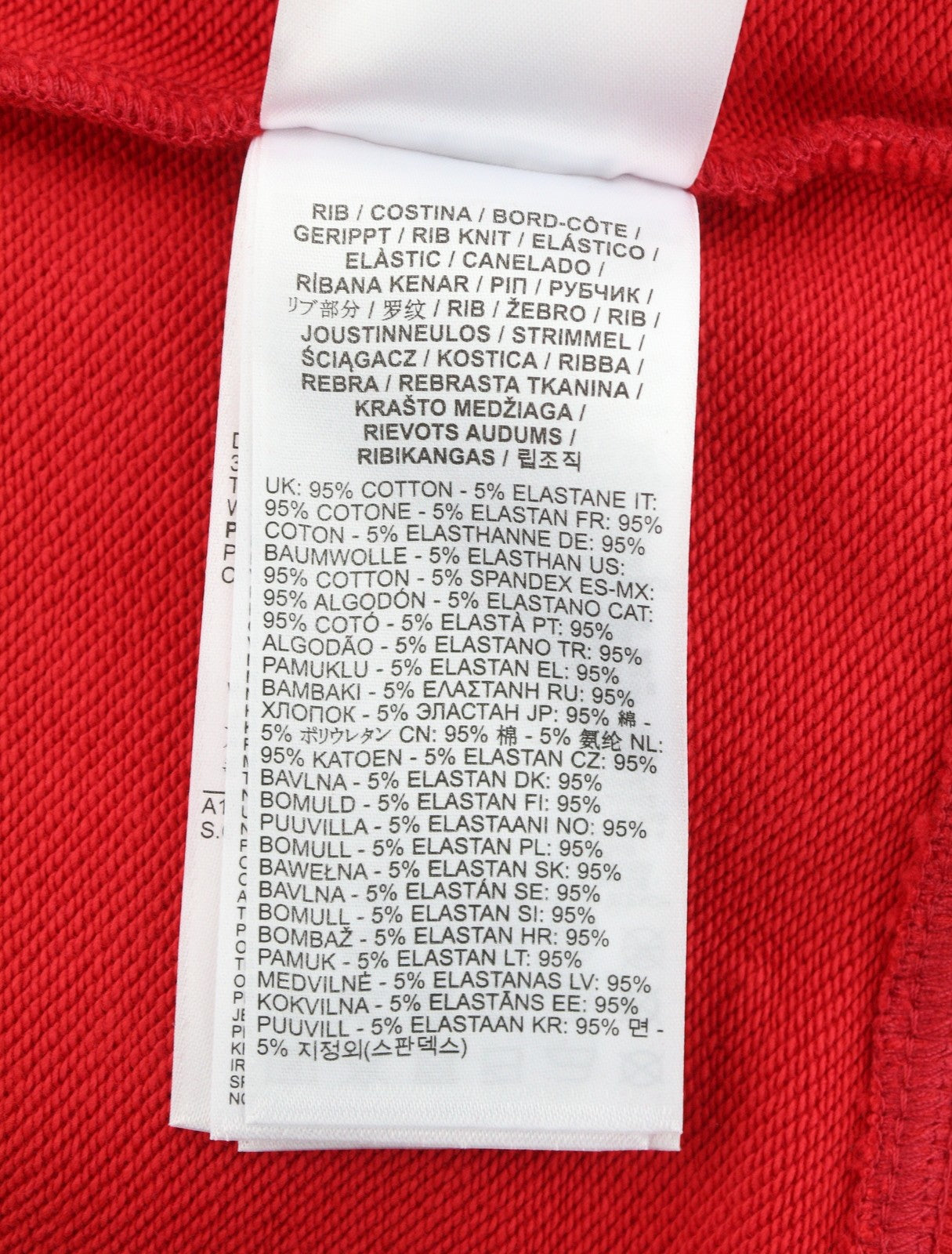 DIESEL S-Boxt-Hood-Circle Men Hoodie L Red Long Sleeve Pull On RRP185