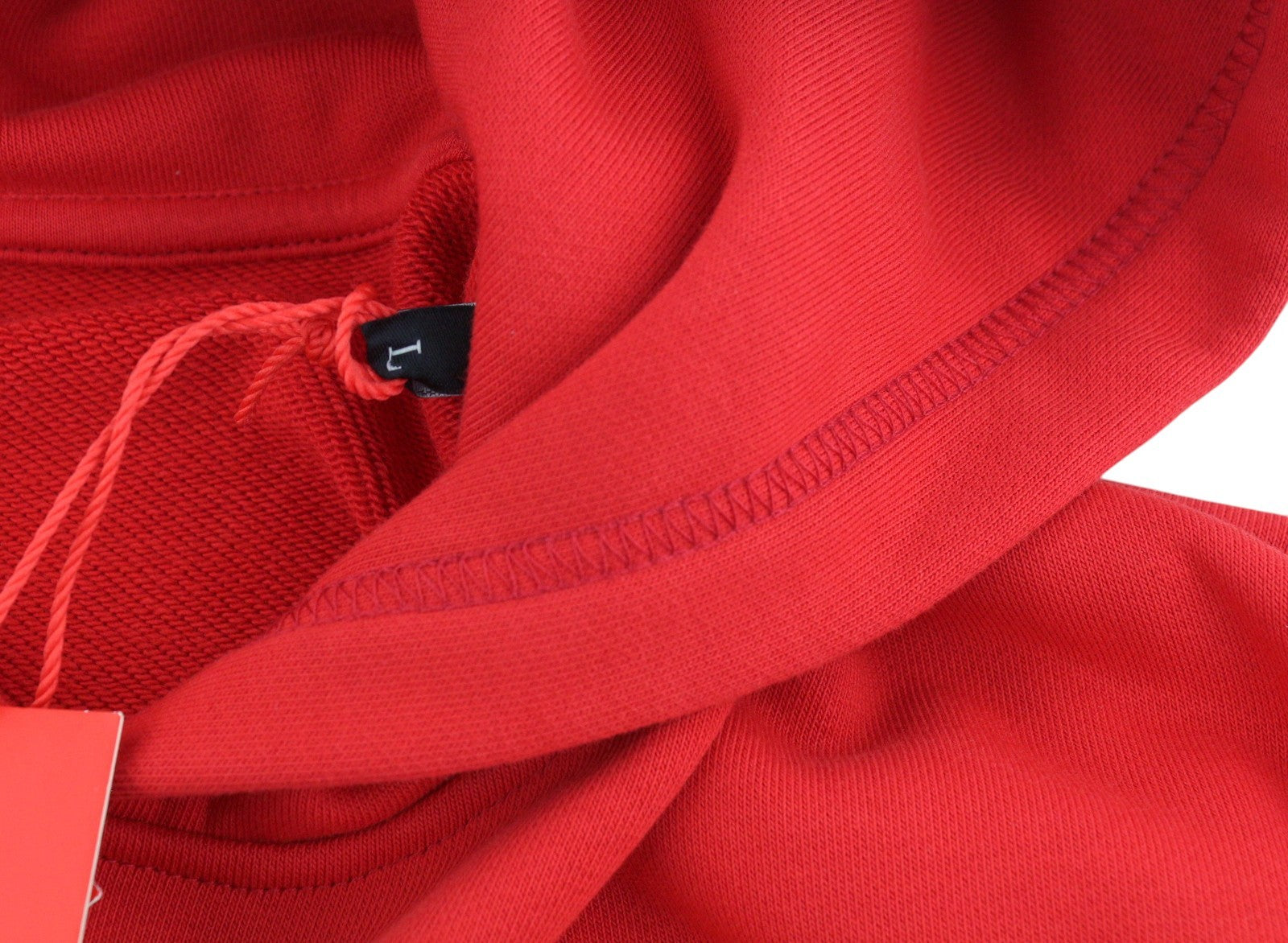 DIESEL S-Boxt-Hood-Circle Men Hoodie L Red Long Sleeve Pull On RRP185