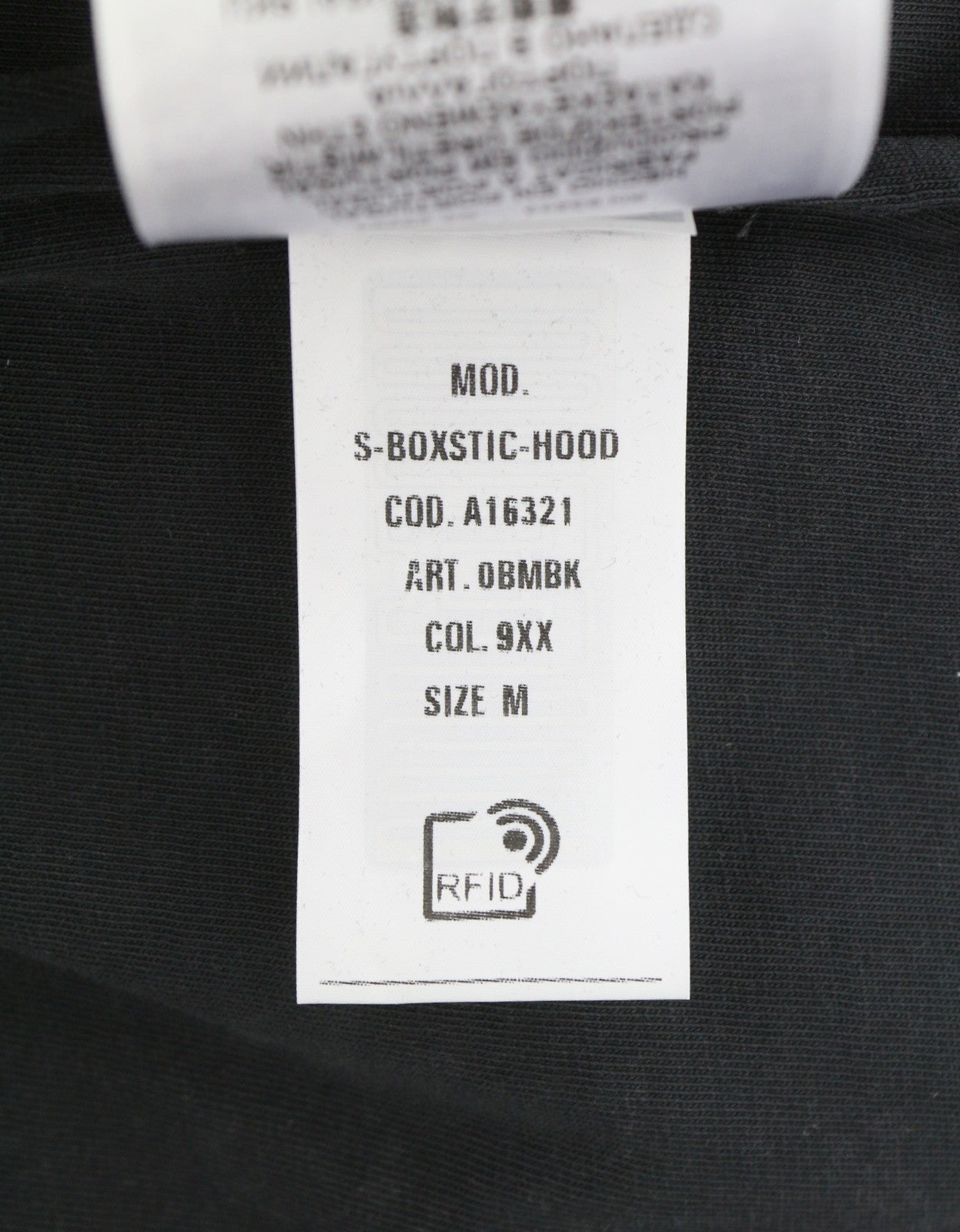 DIESEL S-Boxstic-Hood Men Hoodie M Grey Acid Washed Oversized Fit Unisex RRP295