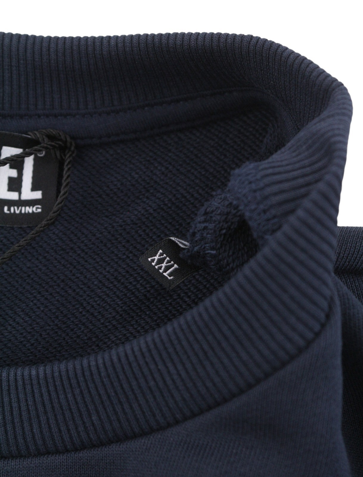 DIESEL S-Gir-Crewneck Tone On Tone Men Sweatshirt 2XL Dark Blue Pull On RRP125