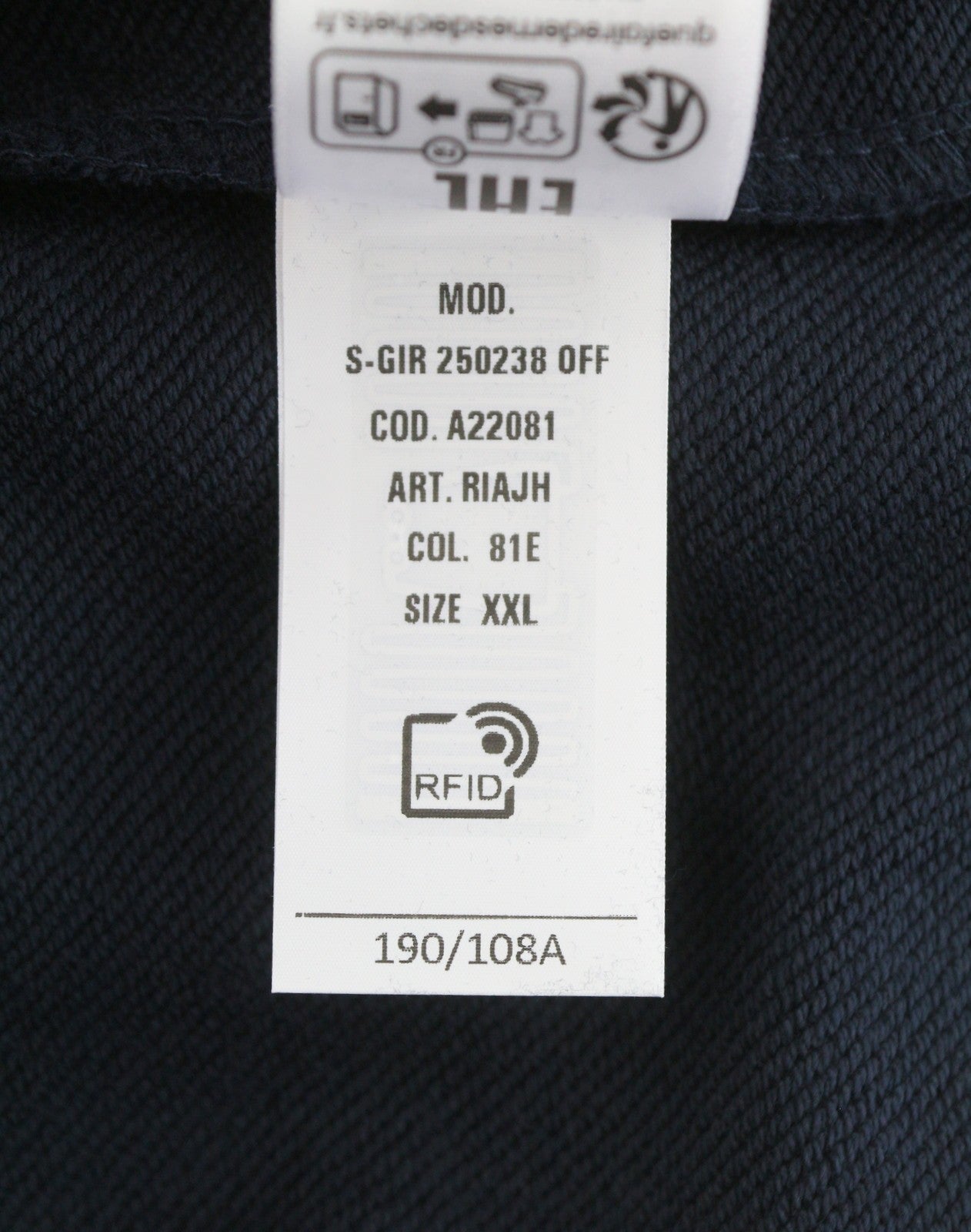 DIESEL S-Gir-Crewneck Tone On Tone Men Sweatshirt 2XL Dark Blue Pull On RRP125