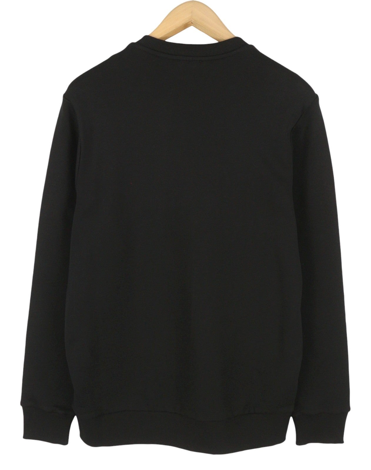 DIESEL S-Gir 250238 Off Men Sweatshirt L Black Crew Neck Pull On RRP125