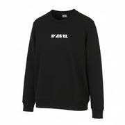 DIESEL S-Gir 250238 Off Men Sweatshirt M Black Crew Neck Pull On RRP125