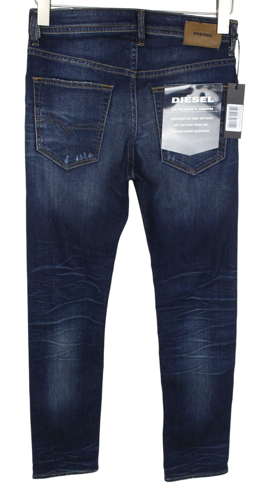 DIESEL Buster 069AH Men Jeans W27/L30 Boys Slim Tapered Cotton Stretch Blue