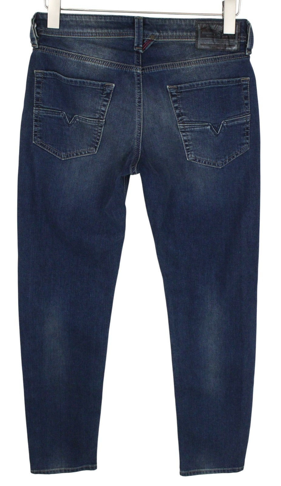 DIESEL Larkee-Beex 084BU Men Jeans W28/L32 Tapered Cotton Stretch Blue Washed