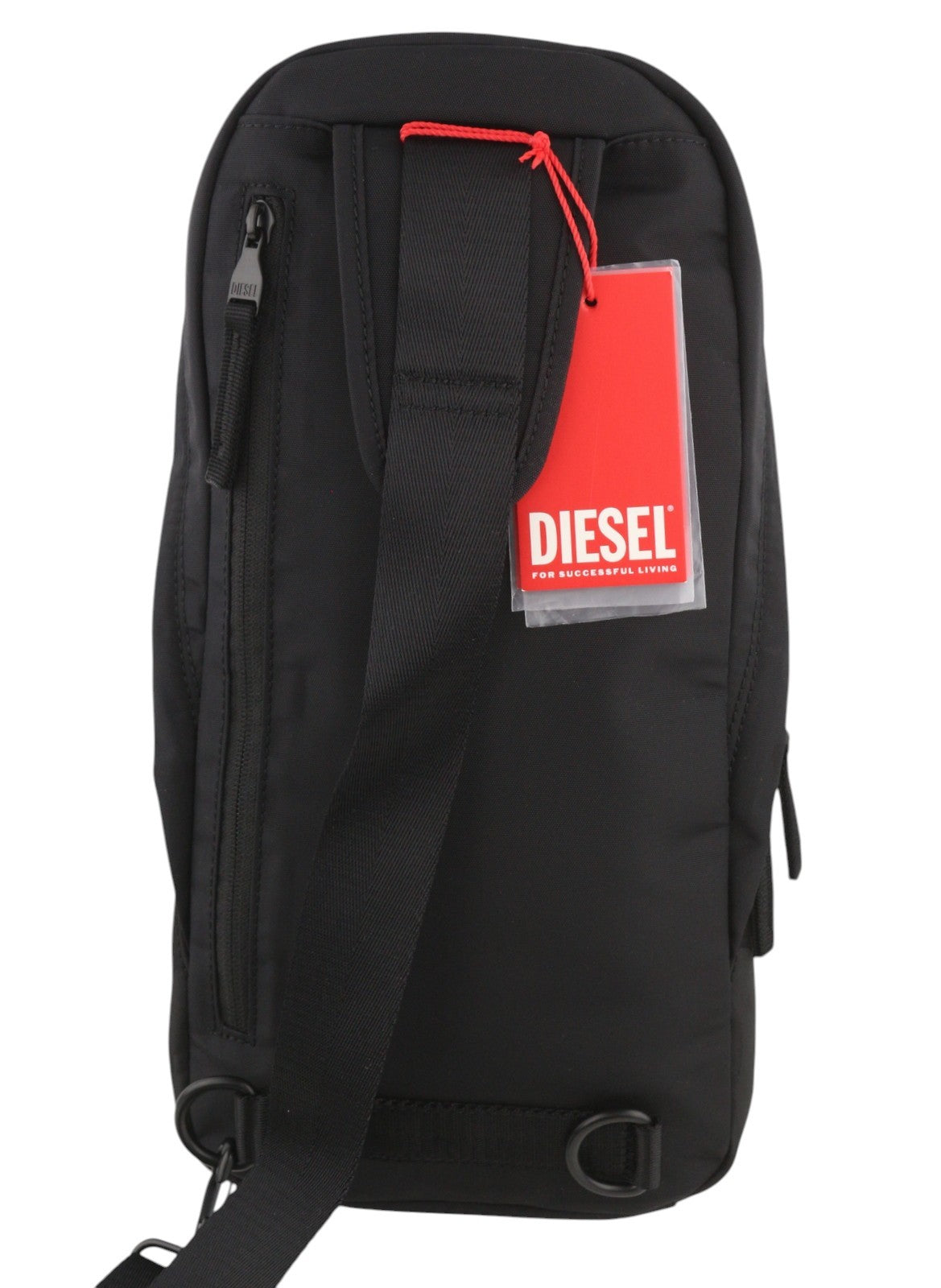 DIESEL Dsrt Dsrt Slingbag Men Bag OS Black Camouflage Zipper RRP325