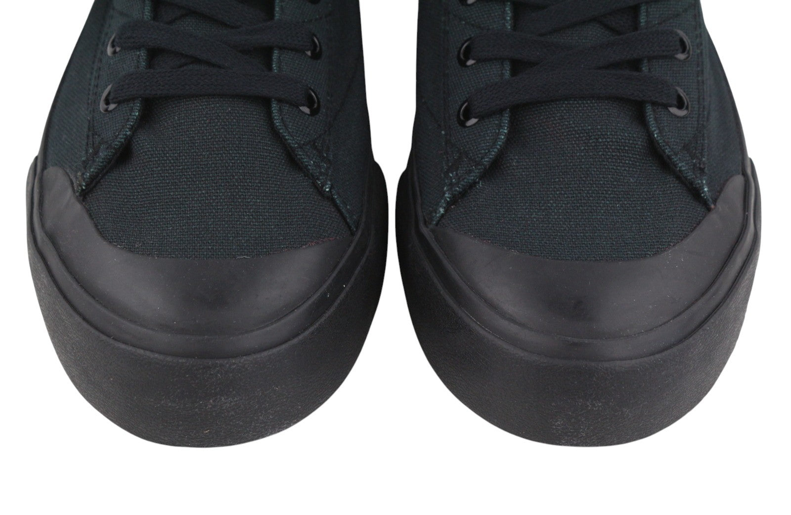 DIESEL S-Athos Mid Men Sneakers EU43 Black Canvas Almond Toe Laced RRP150