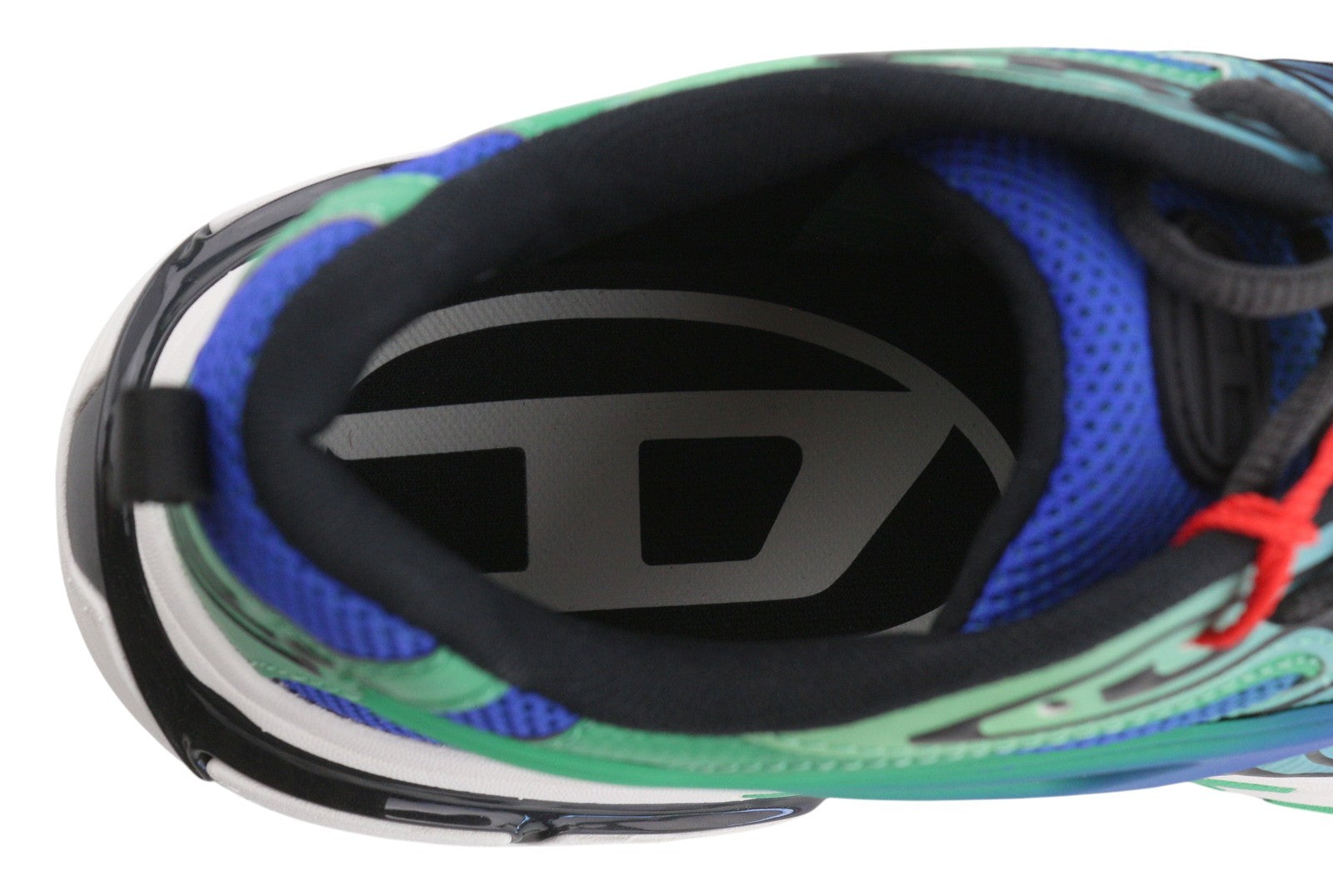 DIESEL S-Serendipity Pro-X1 Men Sneakers EU45 Blue & Green Panelled Low RRP275