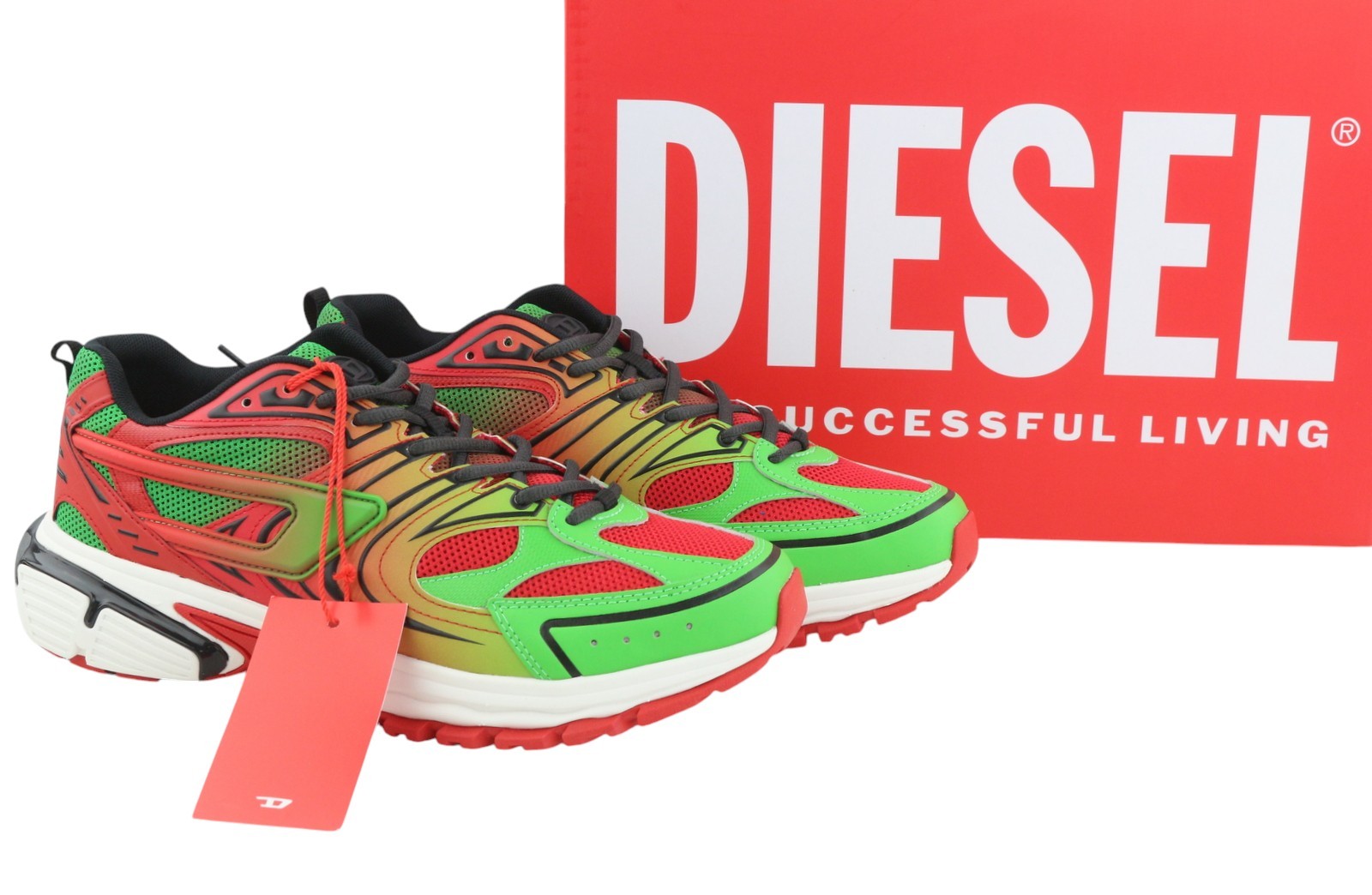 DIESEL S-Serendipity Pro-X1 Men Sneakers EU43 Colourful Panelled Low RRP275