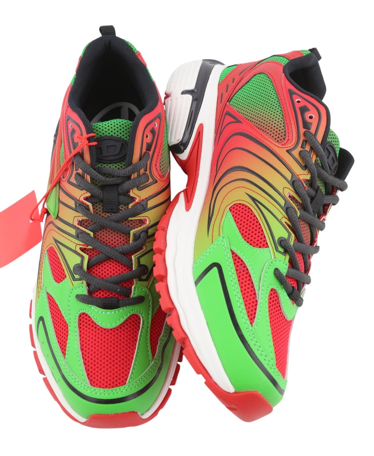DIESEL S-Serendipity Pro-X1 Men Sneakers EU43 Colourful Panelled Low RRP275