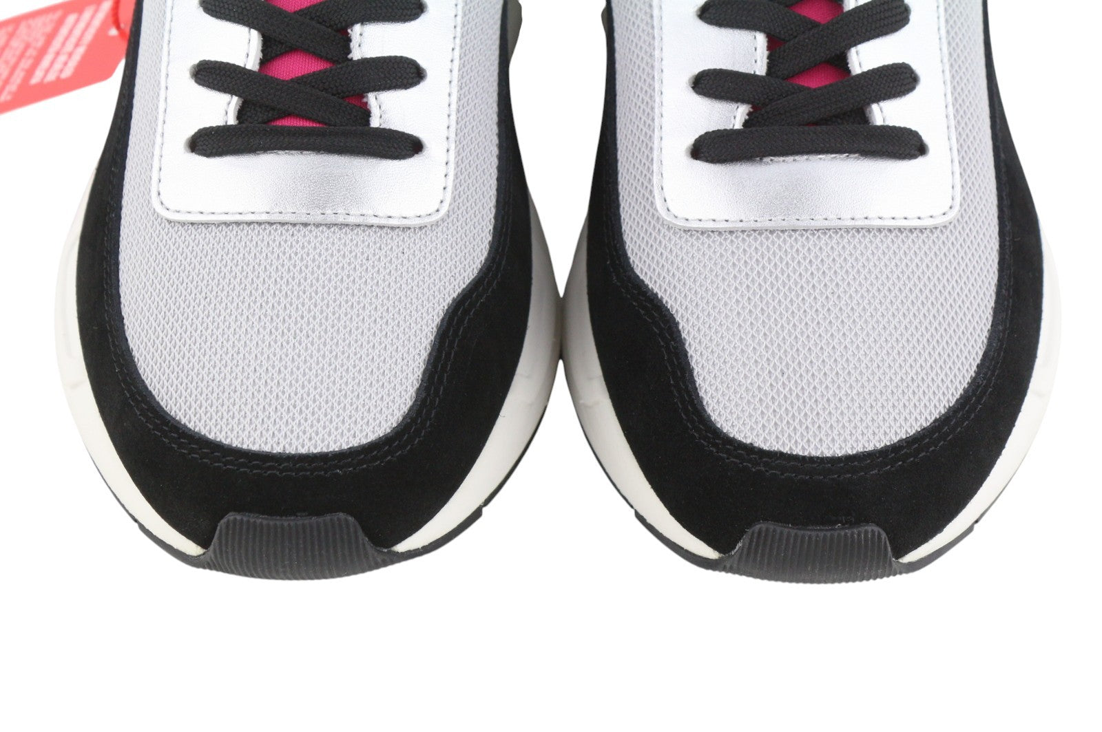 DIESEL S-Serena Low Men Sneakers EU43 Grey Leather Details Almond Toe RRP195