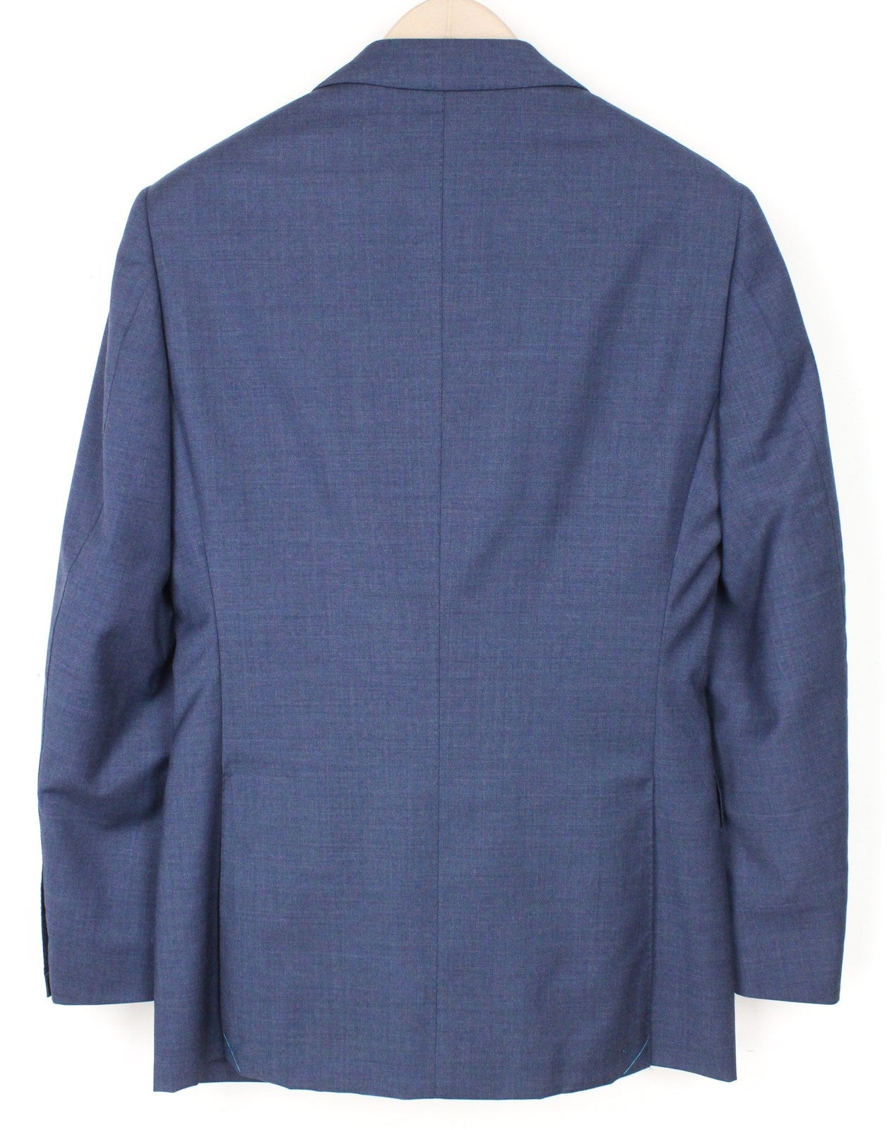 SUITSUPPLY Napoli Men Suit UK32R Blue 2-Piece Traceable Wool S110s Melange