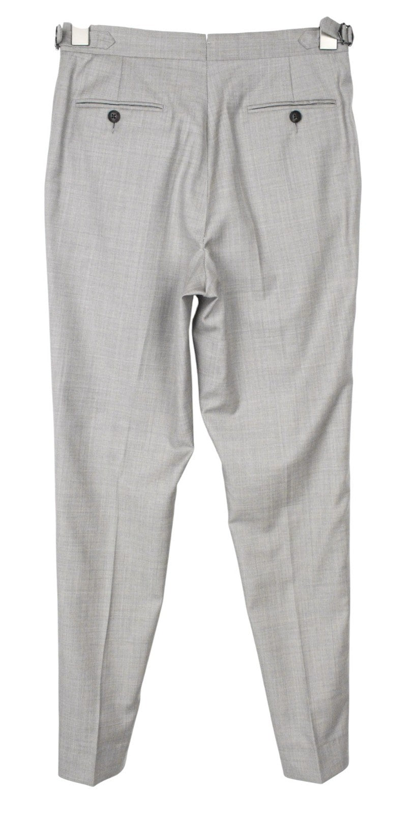 SUITSUPPLY La Spalla Men Suit UK30R Light Brown 2Pc Two-Row Slim Melange Wool