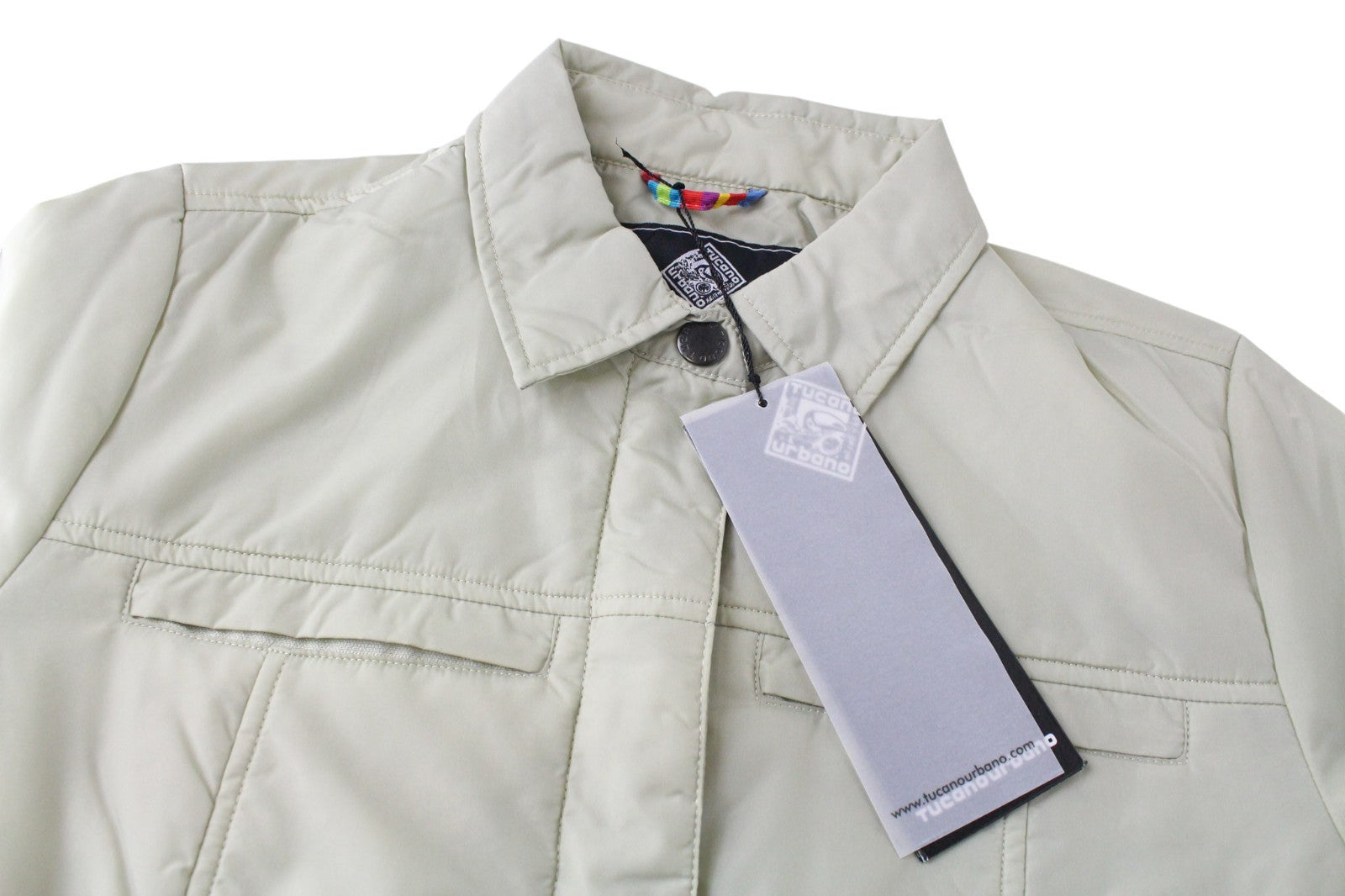 TUCANO URBANO Mercoledi Women Jacket XS Ivory Water-Repellent Windproof Moto