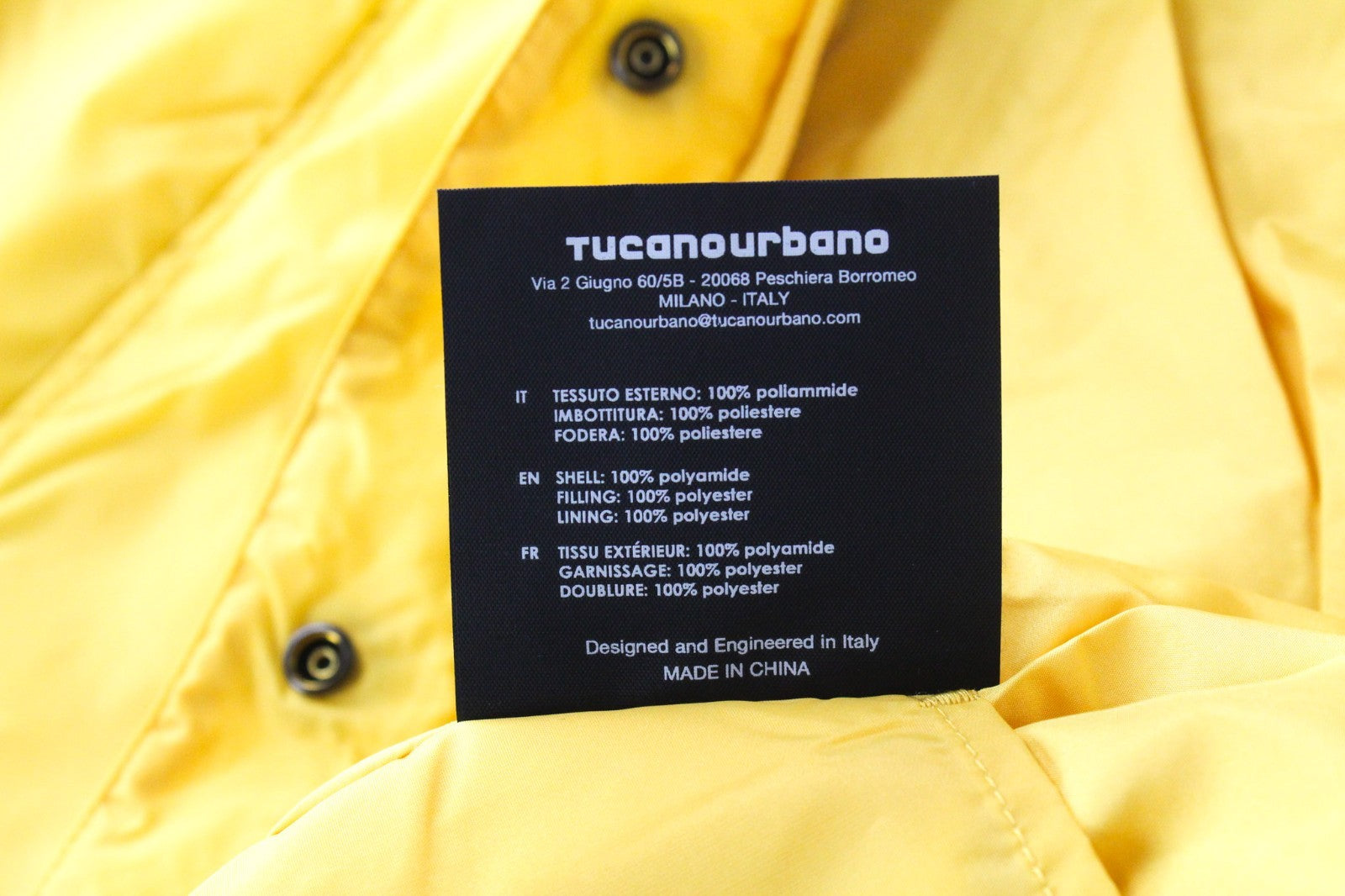 TUCANO URBANO Mercoledi Women Jacket XS Yellow Water-Repellent Breathable Moto