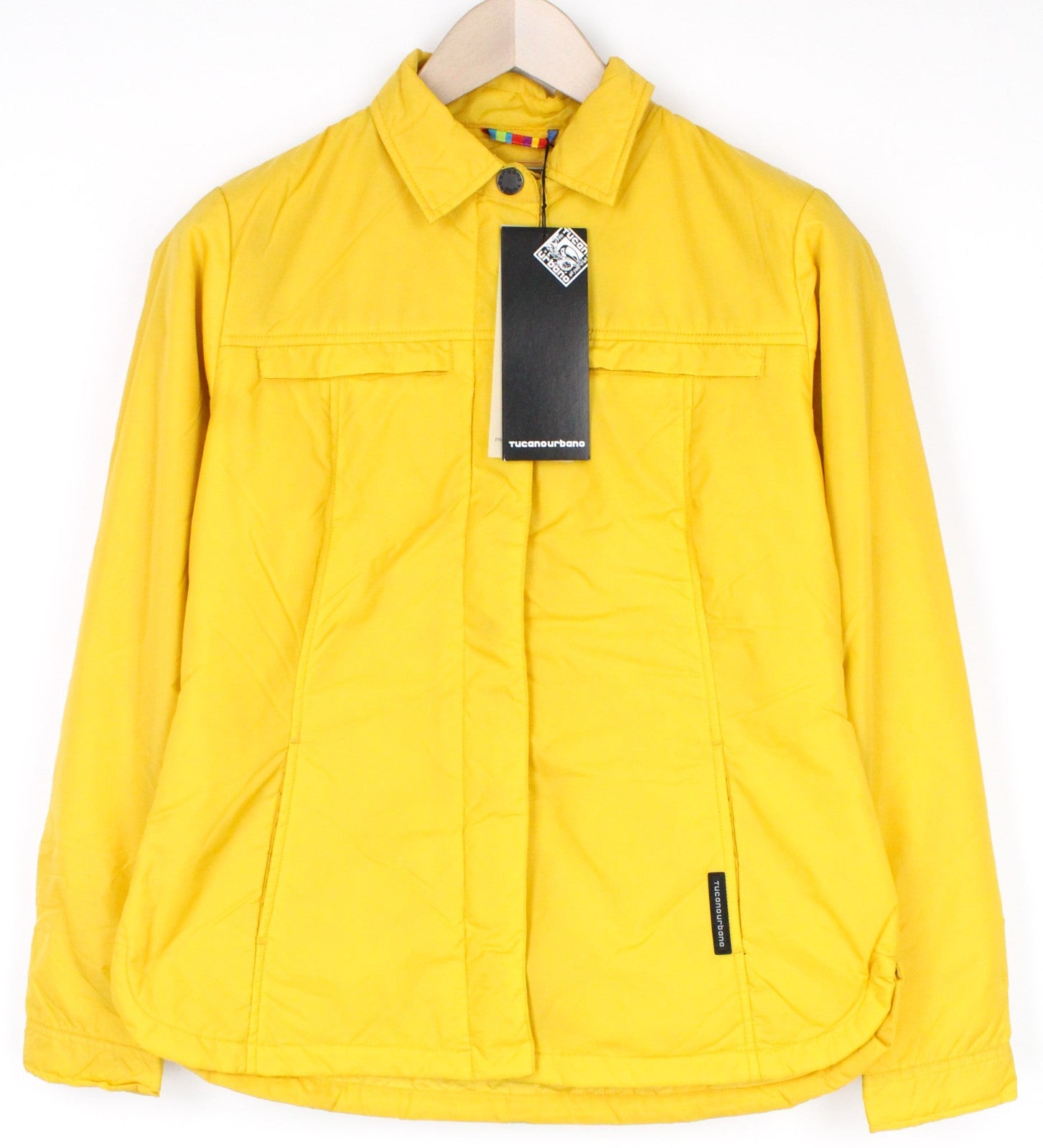 TUCANO URBANO Mercoledi Women Jacket XS Yellow Water-Repellent Windproof Moto