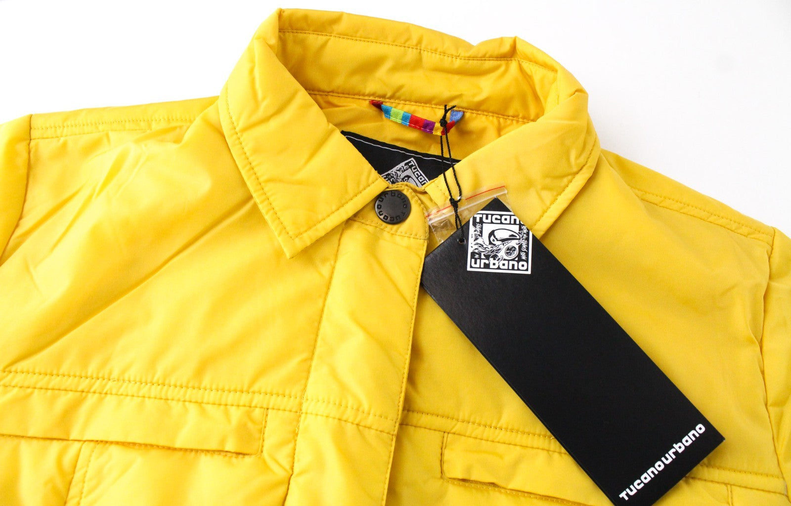 TUCANO URBANO Mercoledi Women Jacket XS Yellow Water-Repellent Windproof Moto