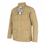 TUCANO URBANO Douz Men Jacket S Brown Cotton Single-Breasted Motorcycle Lined