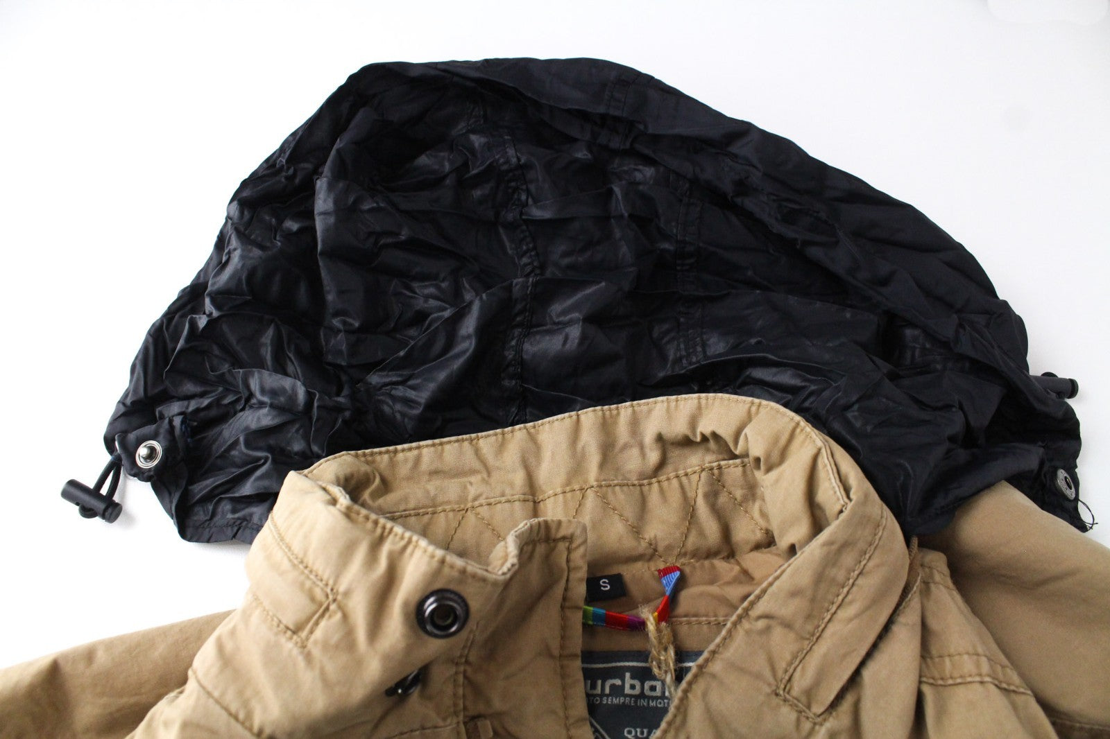 TUCANO URBANO Douz Men Jacket S Brown Cotton Single-Breasted Motorcycle Lined