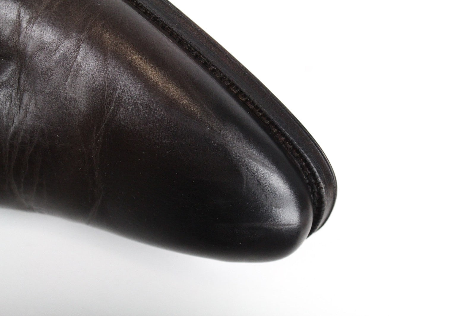 SUITSUPPLY Men Formal Shoes EU44.5 Brown Genuine Leather Laced Low-Top Classic
