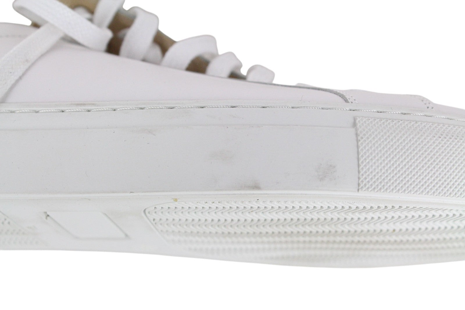 SUITSUPPLY Men Trainers EU42 White Genuine Leather Laced Low-Top Sneakers