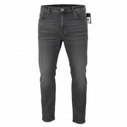 LEE Rider Men Jeans W38/L32 Slim Fit Washed Casual Grey Cotton Stretch