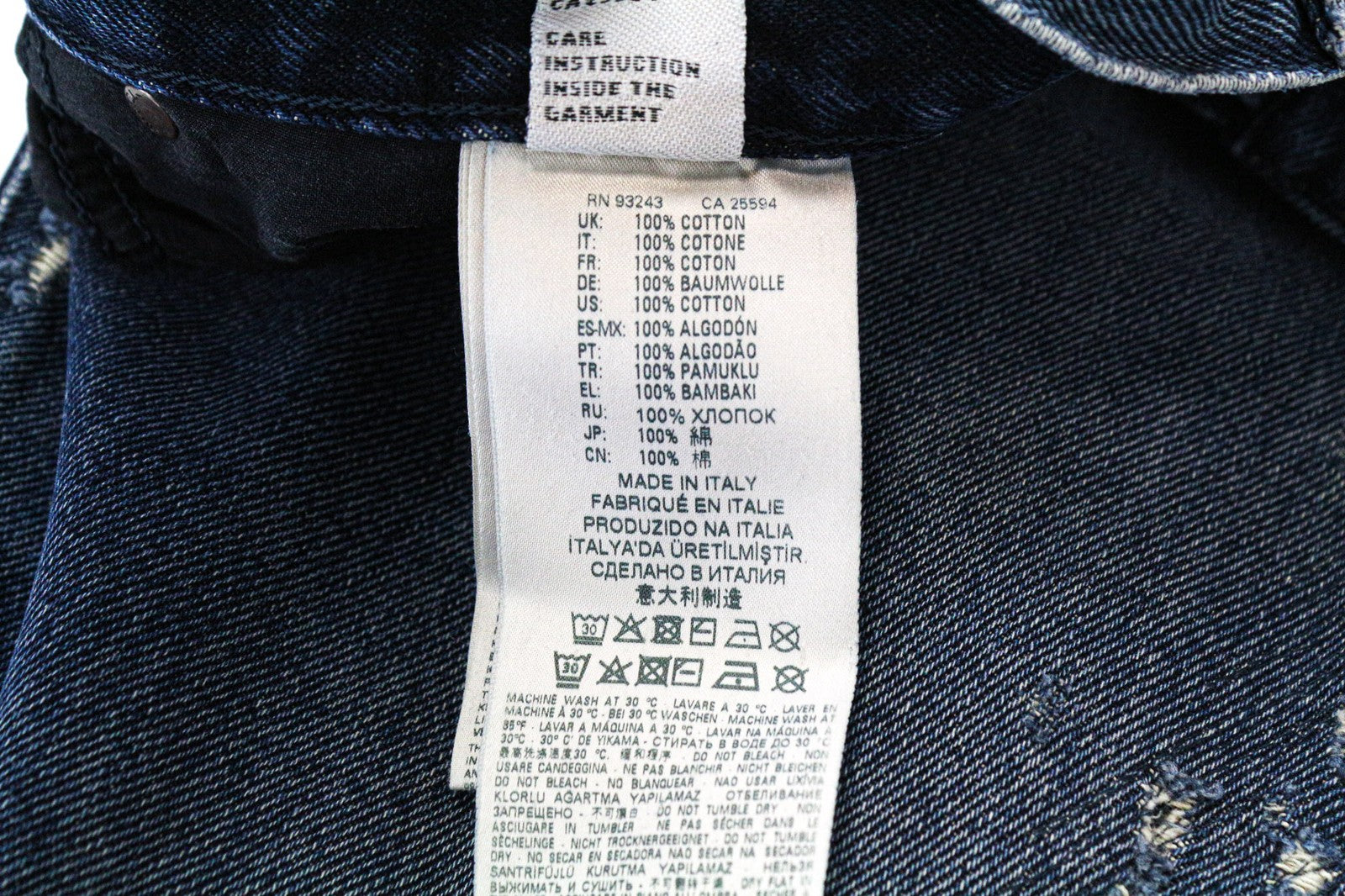 DIESEL Mharky 0870B vyriški džinsai W32/L30 mėlyni medvilniniai Slim-Skinny skalbti 