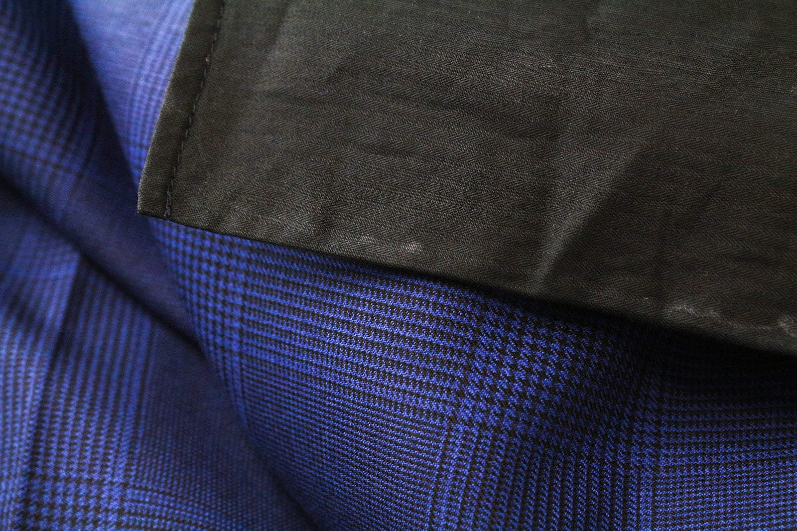 SUITSUPPLY La Spalla Men's Suit UK42R Blue Wool 2Pc Checked Classic