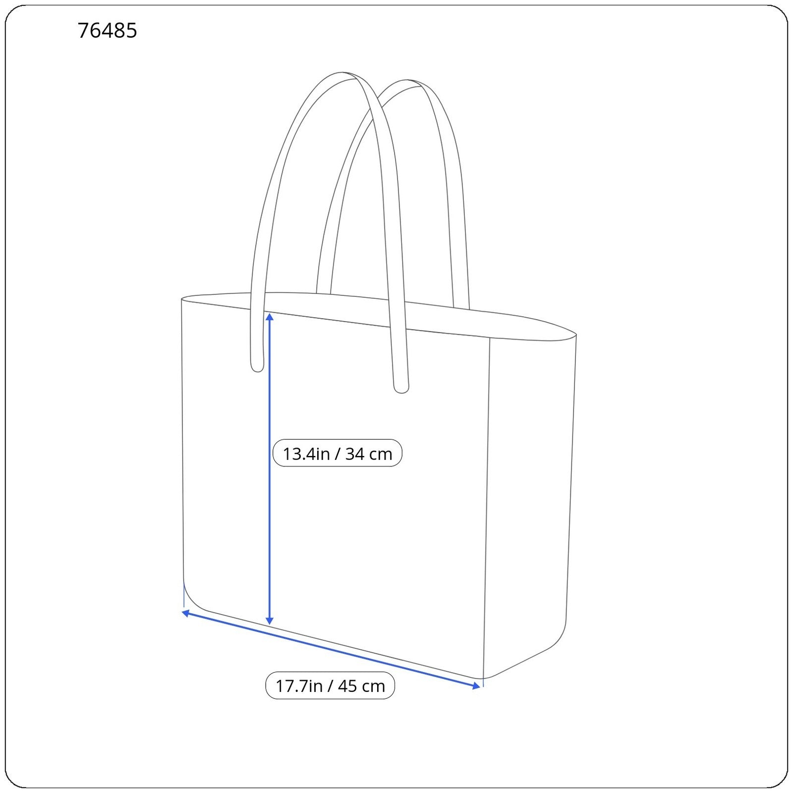 SCOTCH &amp; SODA moteriška vasarinė rankinė, mėlyna, vieno dydžio, su kutais ir raštuotais paplūdimio krepšiais 
