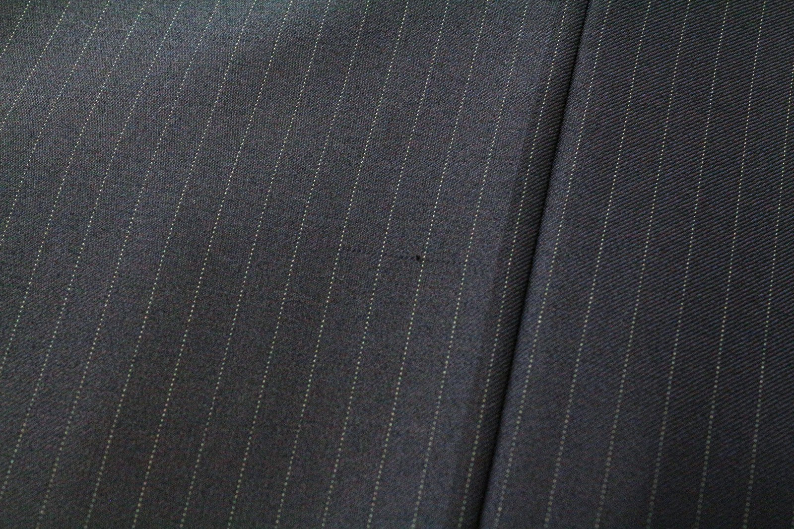 SUITSUPPLY La Spalla vyriškas tamsiai mėlynas vilnonis dryžuotas švarkas, UK36L, raštuotas 