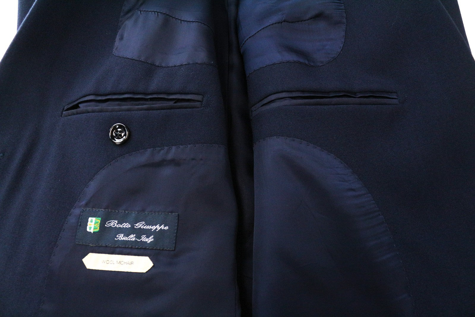 SUITSUPPLY Cameron Women's UK16R Blue Wool Mohair Blazer Single-Breasted