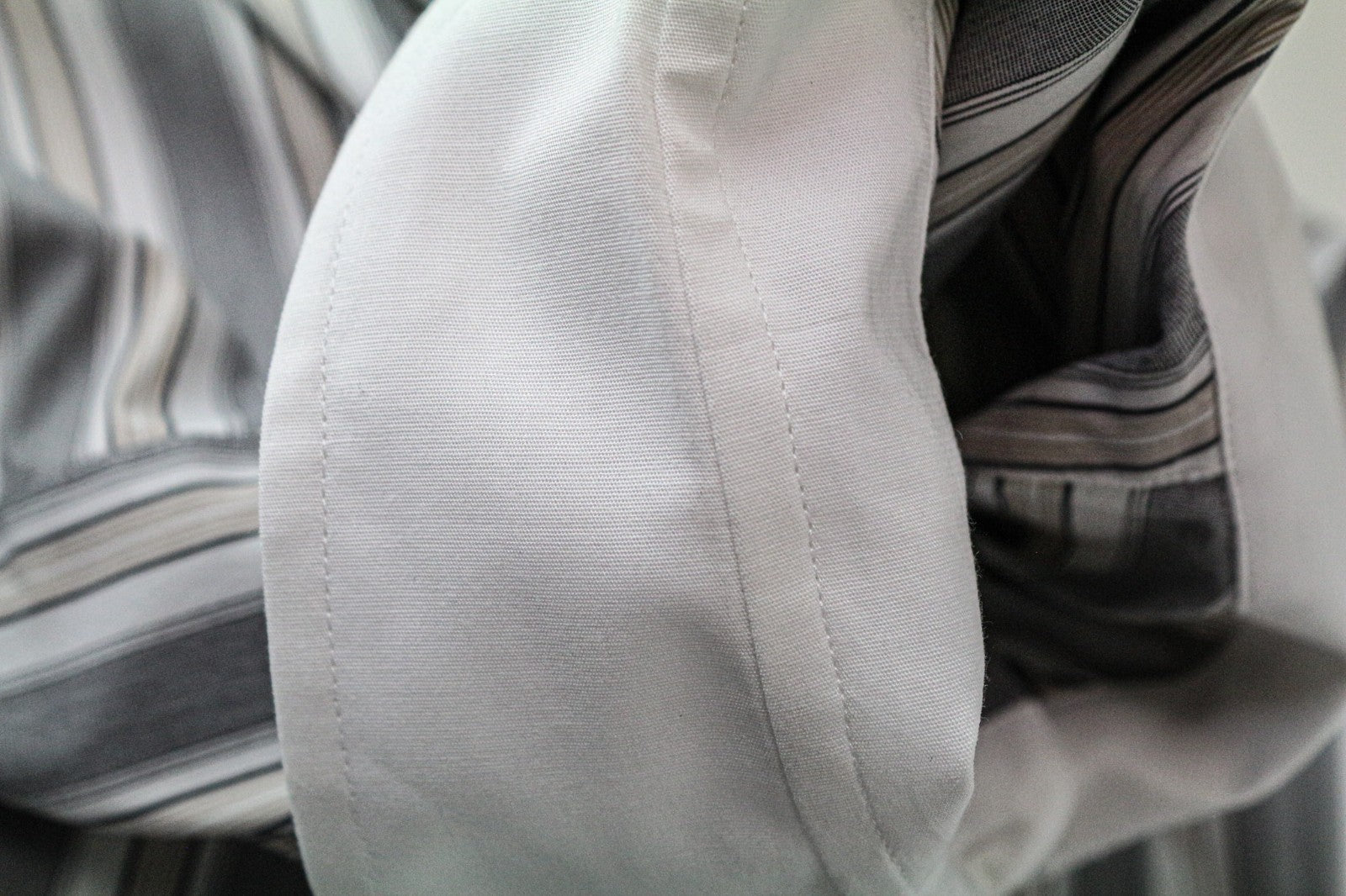 RICHMOND vyriški marškinėliai 48 pilki dryžuoti tamprūs medvilniniai ilgomis rankovėmis klasikinio stiliaus 