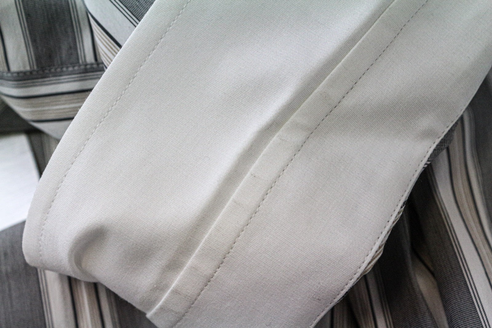 RICHMOND vyriški marškinėliai 48 pilki dryžuoti tamprūs medvilniniai ilgomis rankovėmis klasikinio stiliaus 