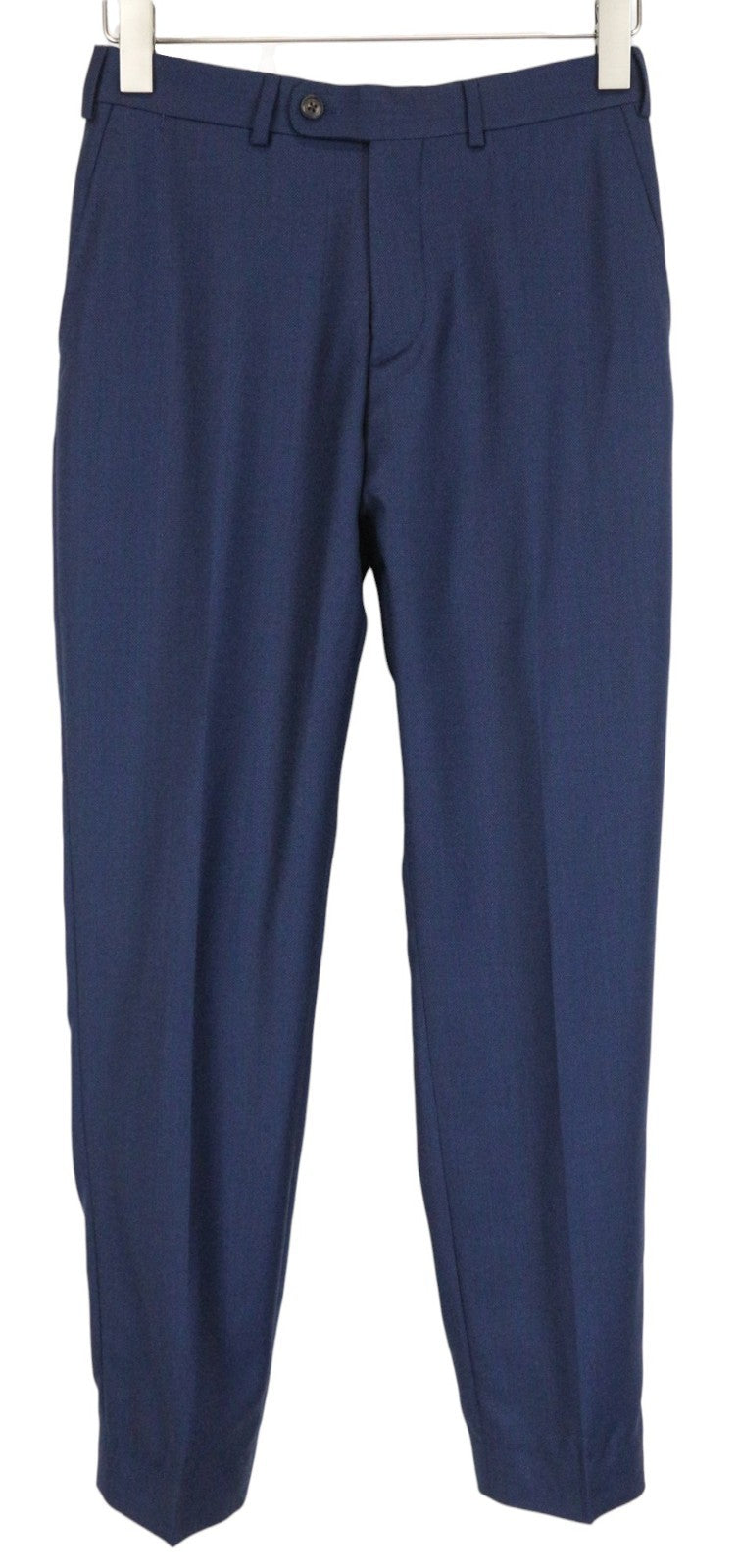 SUITSUPPLY Brescia Men's Pants UK28R Dark Blue Wool Pleated Lined Classic