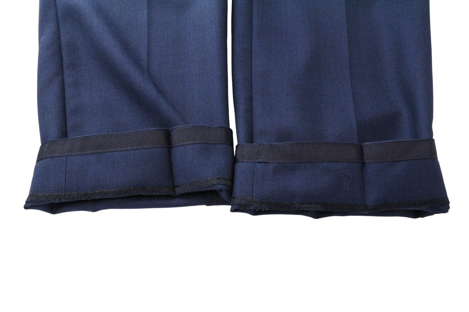 SUITSUPPLY Brescia Men's Pants UK28R Dark Blue Wool Pleated Lined Classic