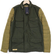 SCOTCH &amp; SODA Ams Couture vyriška striukė M, žalia, medvilninė, užtrauktuku, su keliomis kišenėmis 