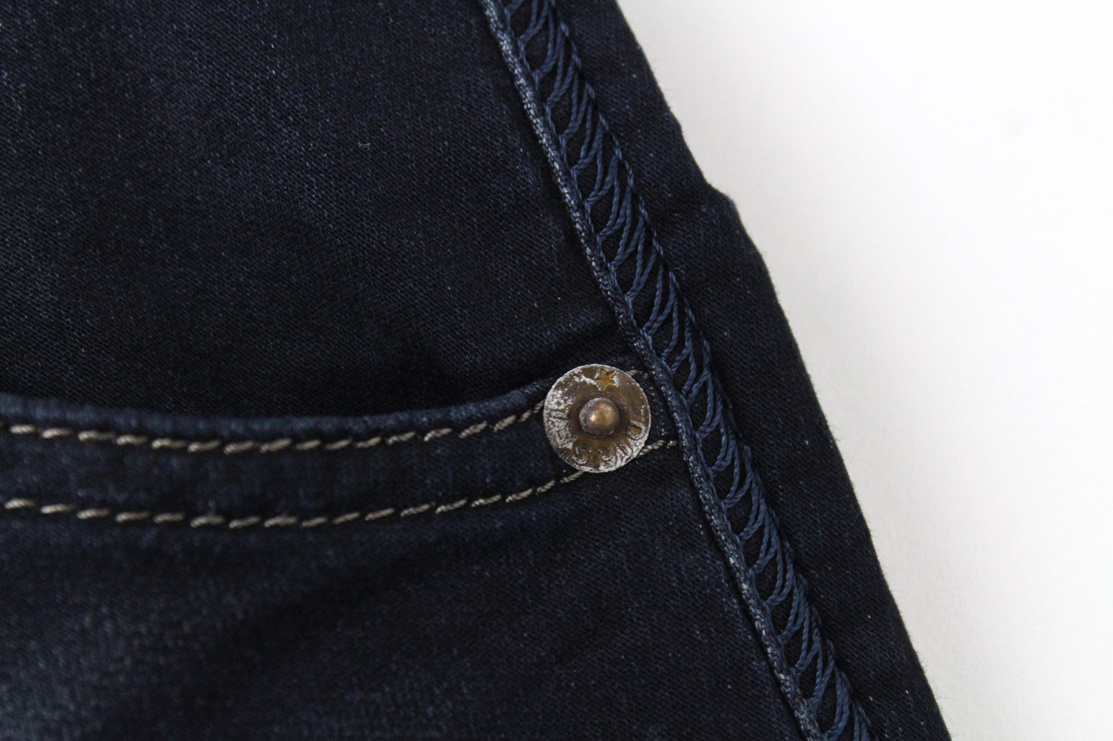 DIESEL Krooley-NE 0686F Men Jeans W26 Sweat Jogg Boys Slim Dark Blue Stretch