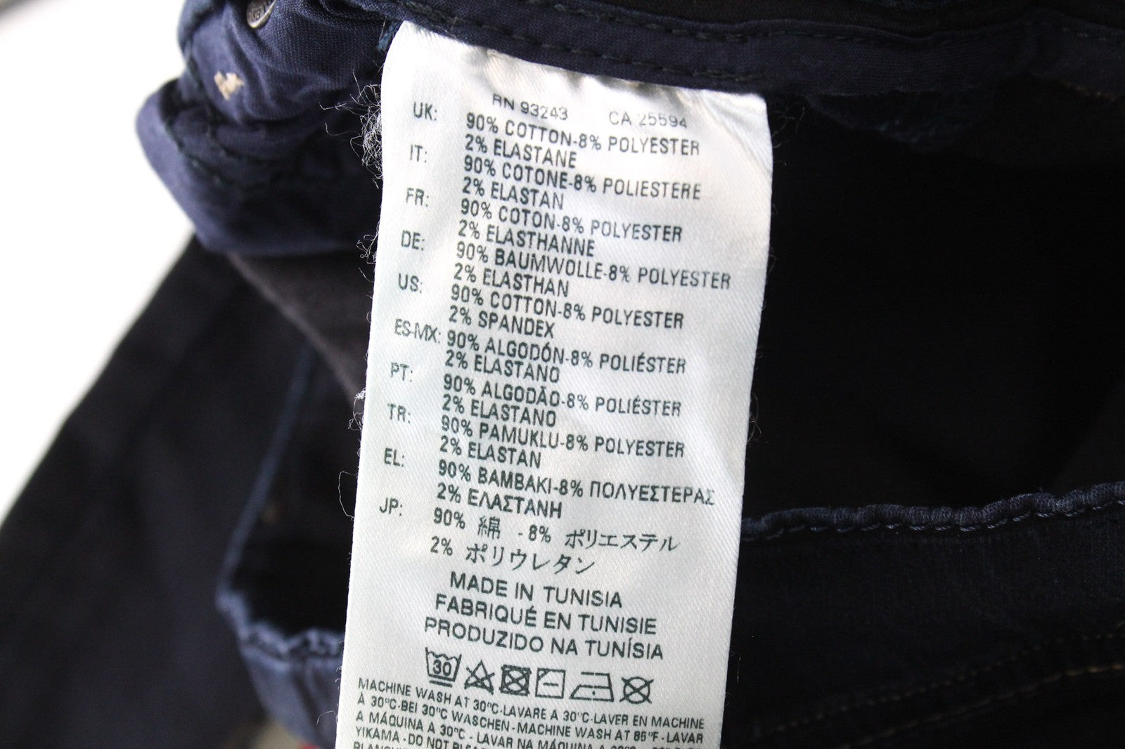 DIESEL Krooley-NE 0686F Men Jeans W26 Sweat Jogg Boys Slim Dark Blue Stretch