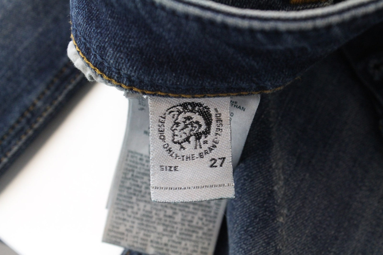 DIESEL Sleenker 069DG vyriški džinsai W27/L32 berniukams, aptempti, mėlyni, tamprūs medvilniniai džinsai 