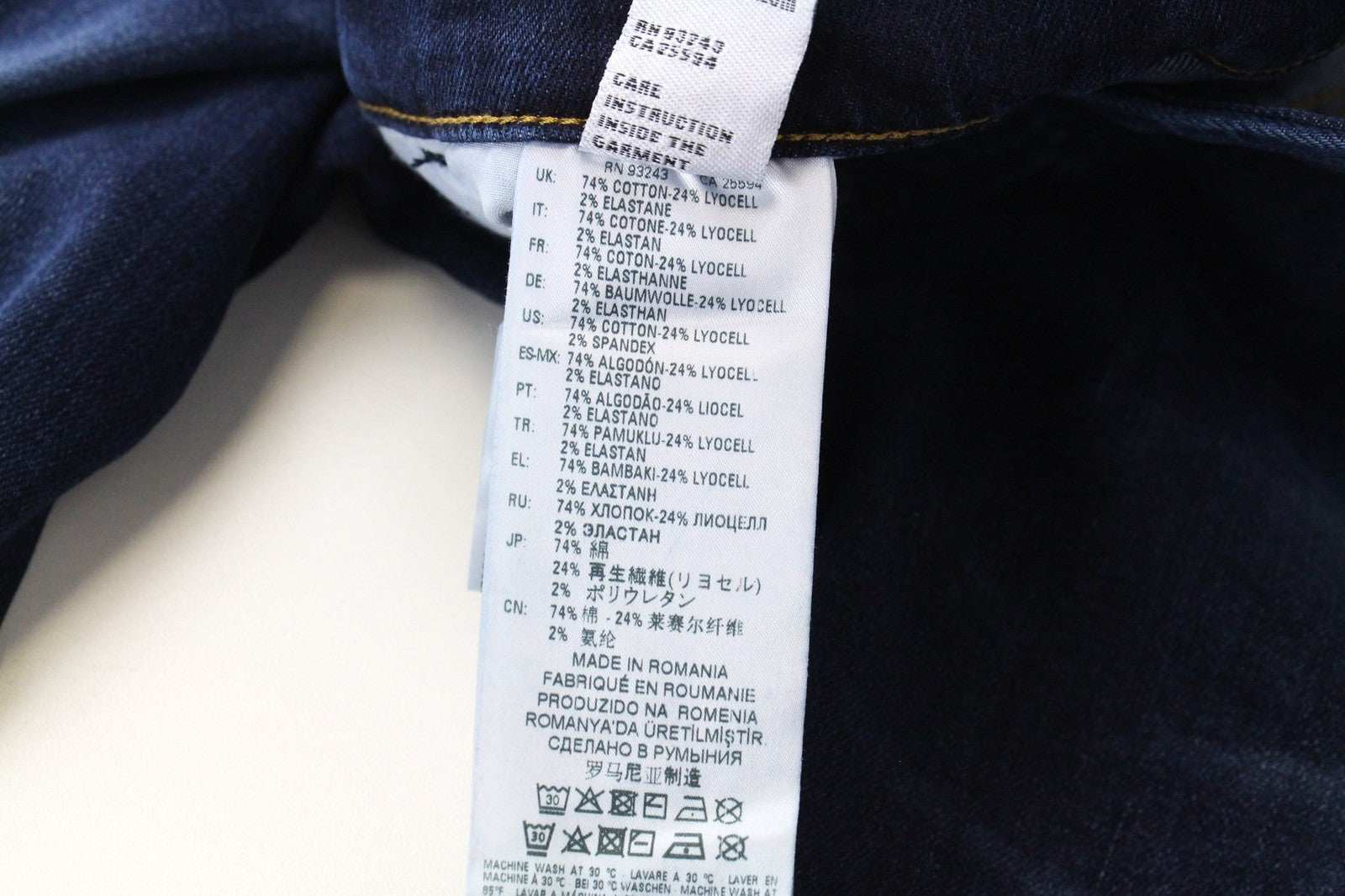 DIESEL D-Bazer 083AT vyriški džinsai W26/L32 berniukams, siaurėjantys, mėlyni, tamprūs medvilniniai džinsai 