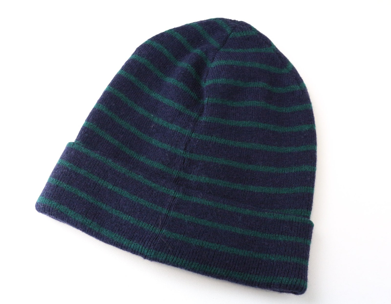 SCOTCH &amp; SODA vyriška žieminė kepurė OS mėlyna vilnos mišinio beanie dryžuota megzta kepurė su rankogaliais 