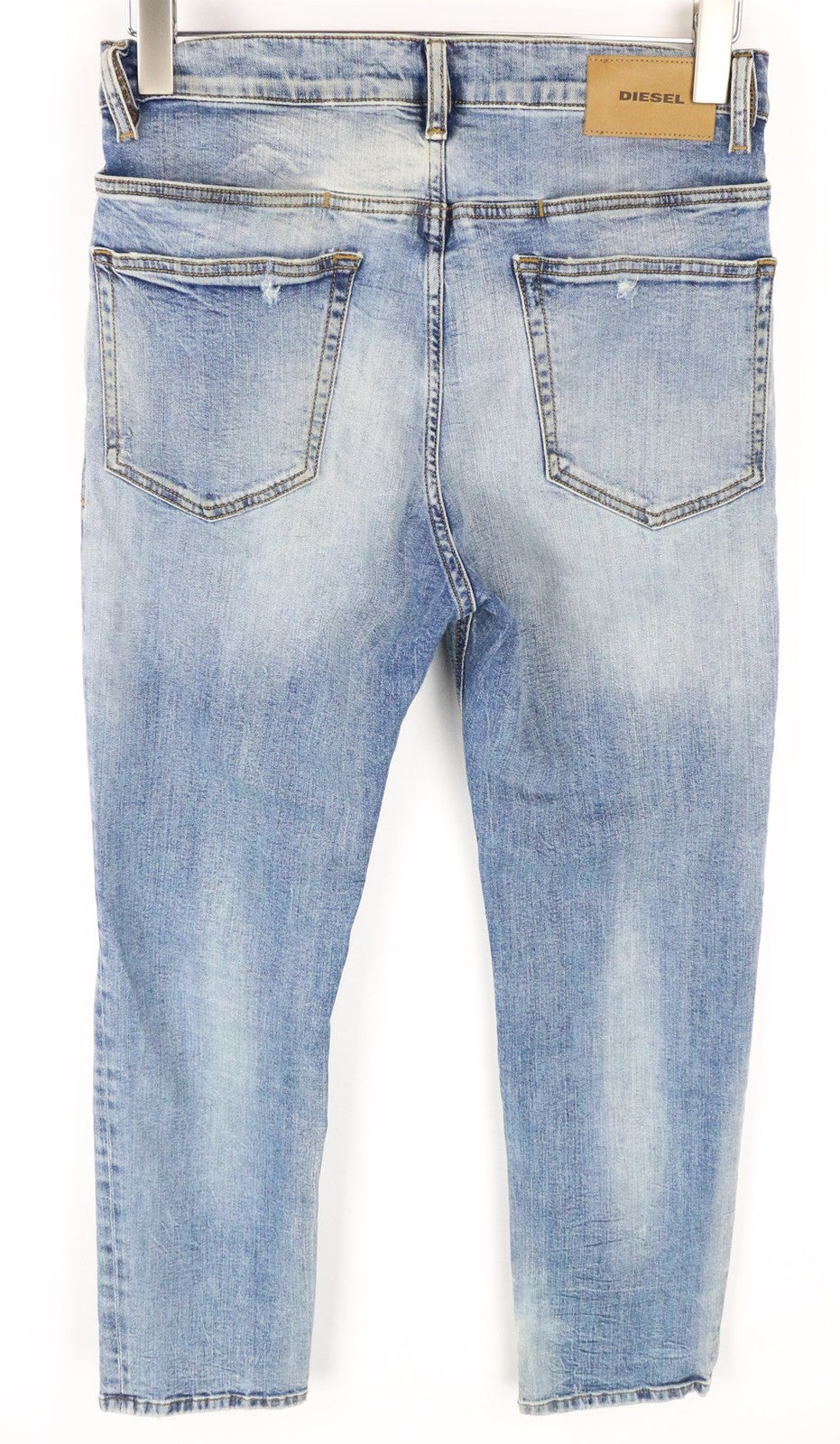 DIESEL D-Eetar 087AV Men Jeans W28/L32 Carrot Tapered Blue Cotton Stretch