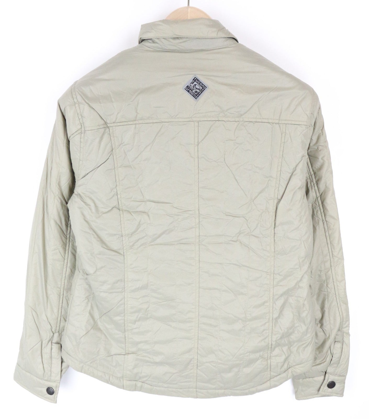TUCANO URBANO Trudy Women Jacket L Beige Thermal Padded Windbreaker Moto