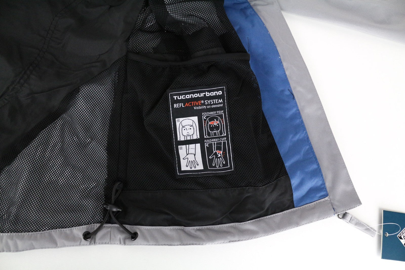 TUCANO URBANO Ire Women Jacket M Grey Waterproof Hooded Breathable Zipped