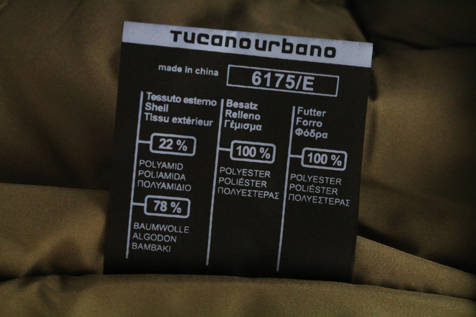 TUCANO URBANO Angus Men Jacket M Brown Cottoon Blend Hooded Waterproof Moto
