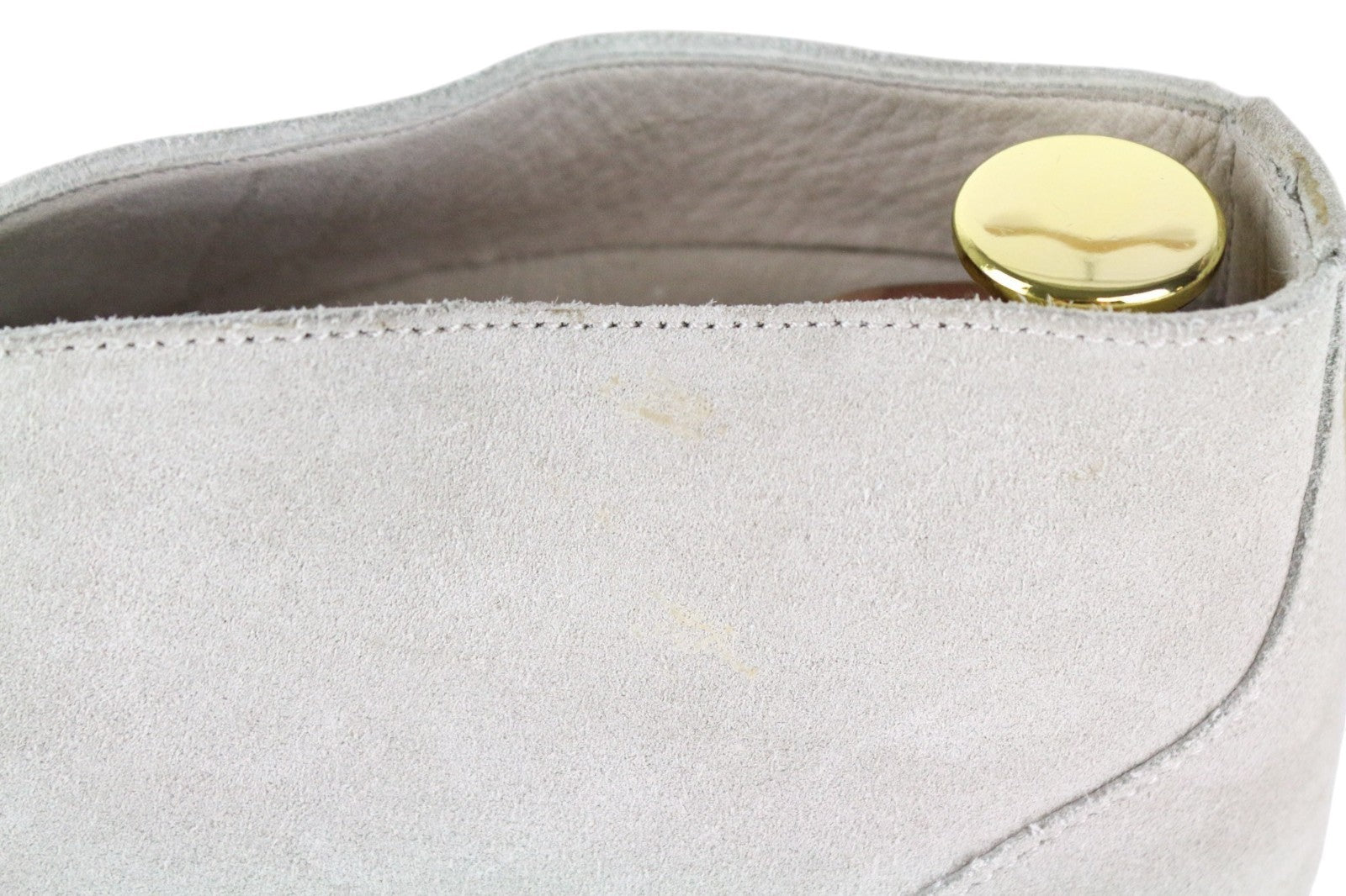 SUITSUPPLY Men Formal Shoes EU42 Light Grey Suede High-Top Laced Casual