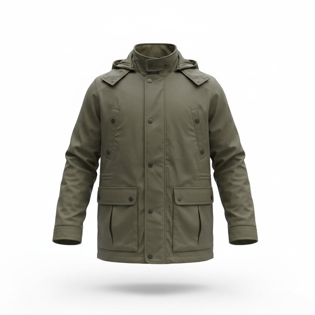 TUCANO URBANO Angus Men Jacket M Brown Waterproof Cotton Armour Pocket Moto