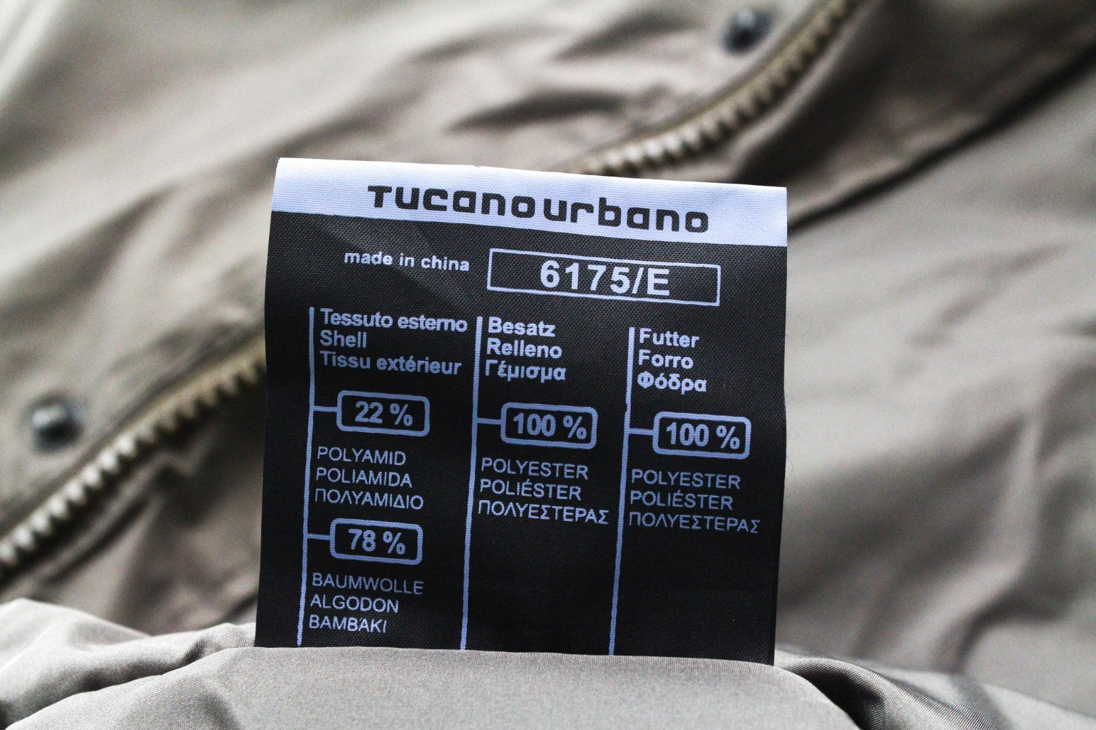 TUCANO URBANO Angus Men Jacket M Brown Waterproof Cotton Armour Pocket Moto
