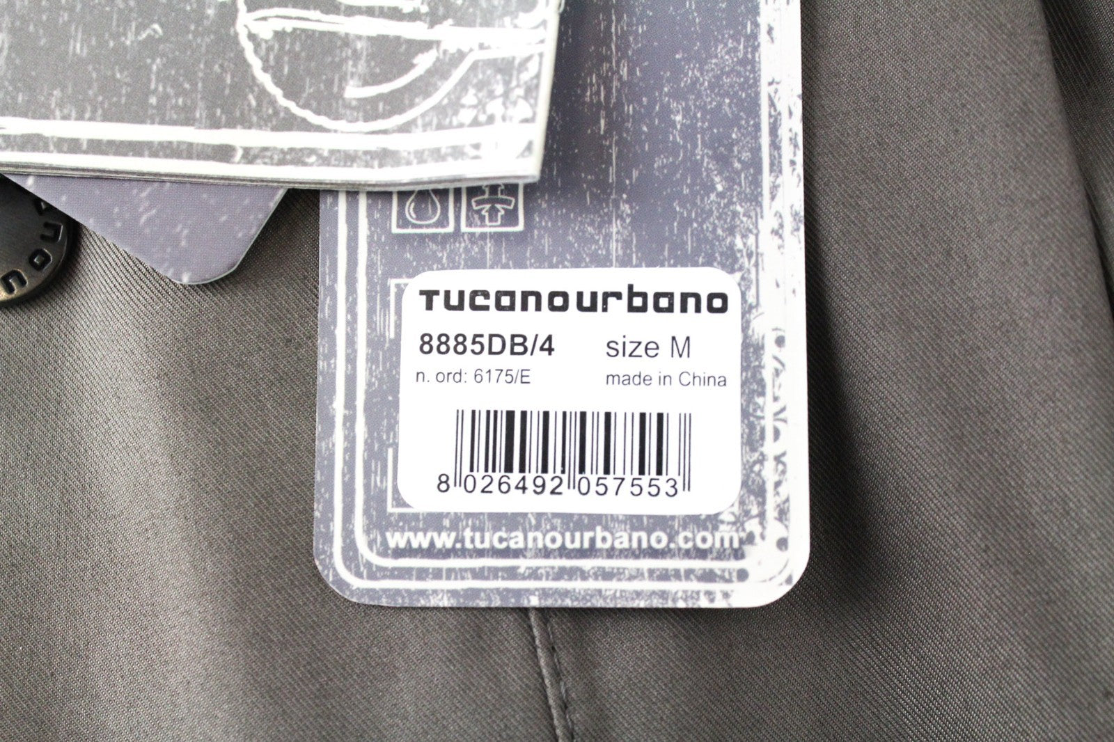 TUCANO URBANO Angus Men Jacket M Brown Waterproof Cotton Armour Pocket Moto