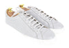 Grey Leather Trainers